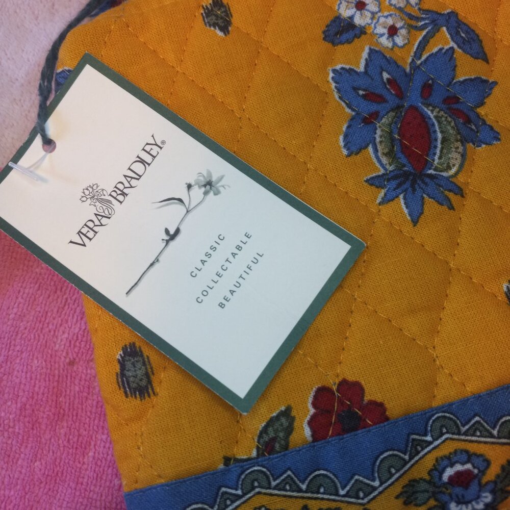 Vera Bradley Yellow Cross Body handbag (new) - Picture 3 of 4
